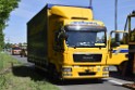 LKW in Boeschung A 3 Rich Frankfurt Hoehe Roesrath Lohmar P210